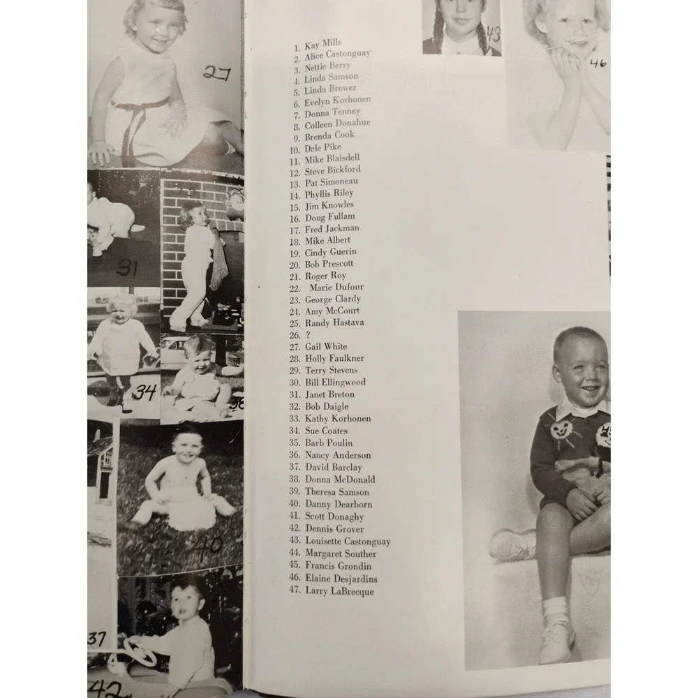 1968 Livermore Falls High School Andies THE BANNER Yearbook Maine
